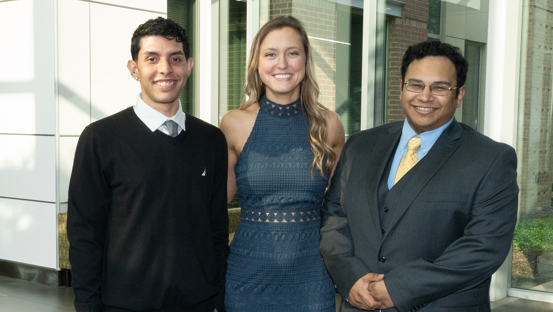 Members of the Cardiovascular Disease Fellowship pose for a group photo during graduation.. 