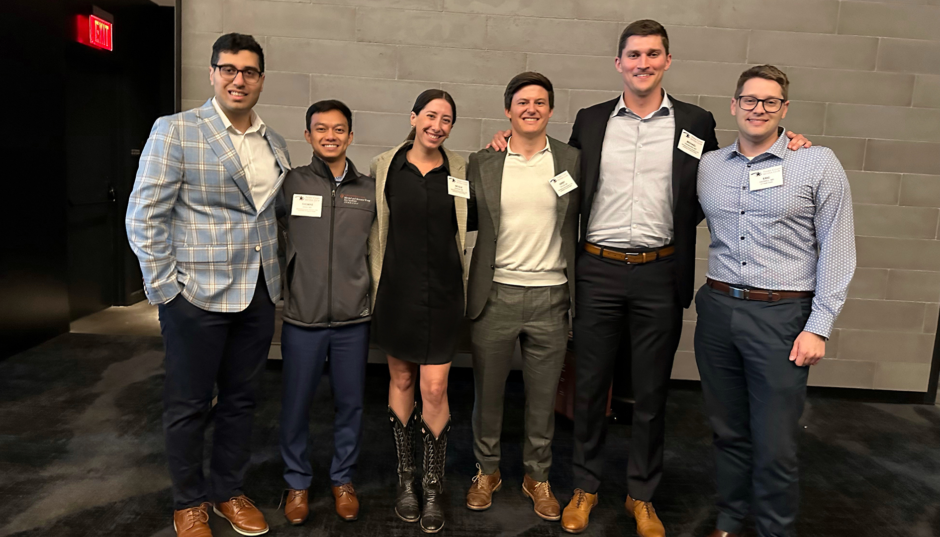 Group photo of the ophthalmology residents at conference.