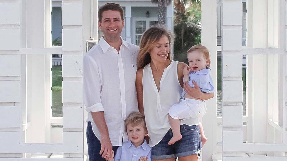 Jonathan and Leigh Levy and their two young sons.