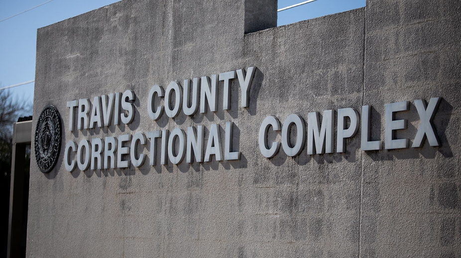 Travis County Correctional Complex sign