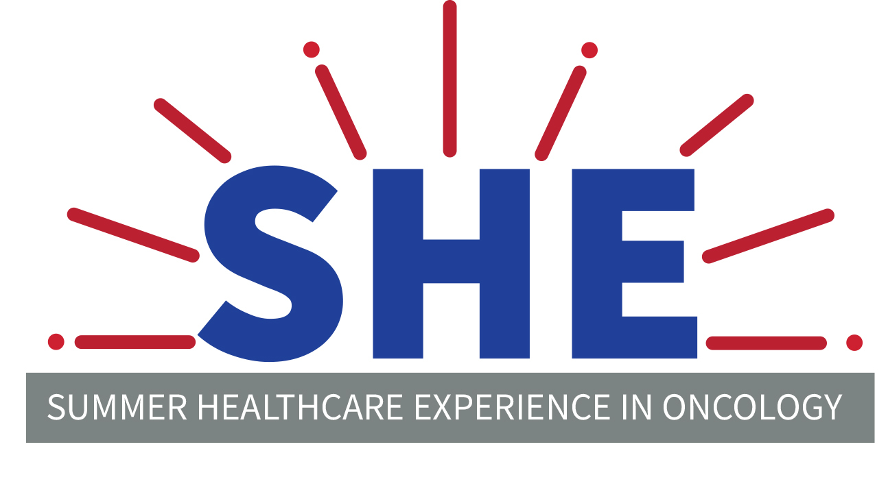 SHE program logo.