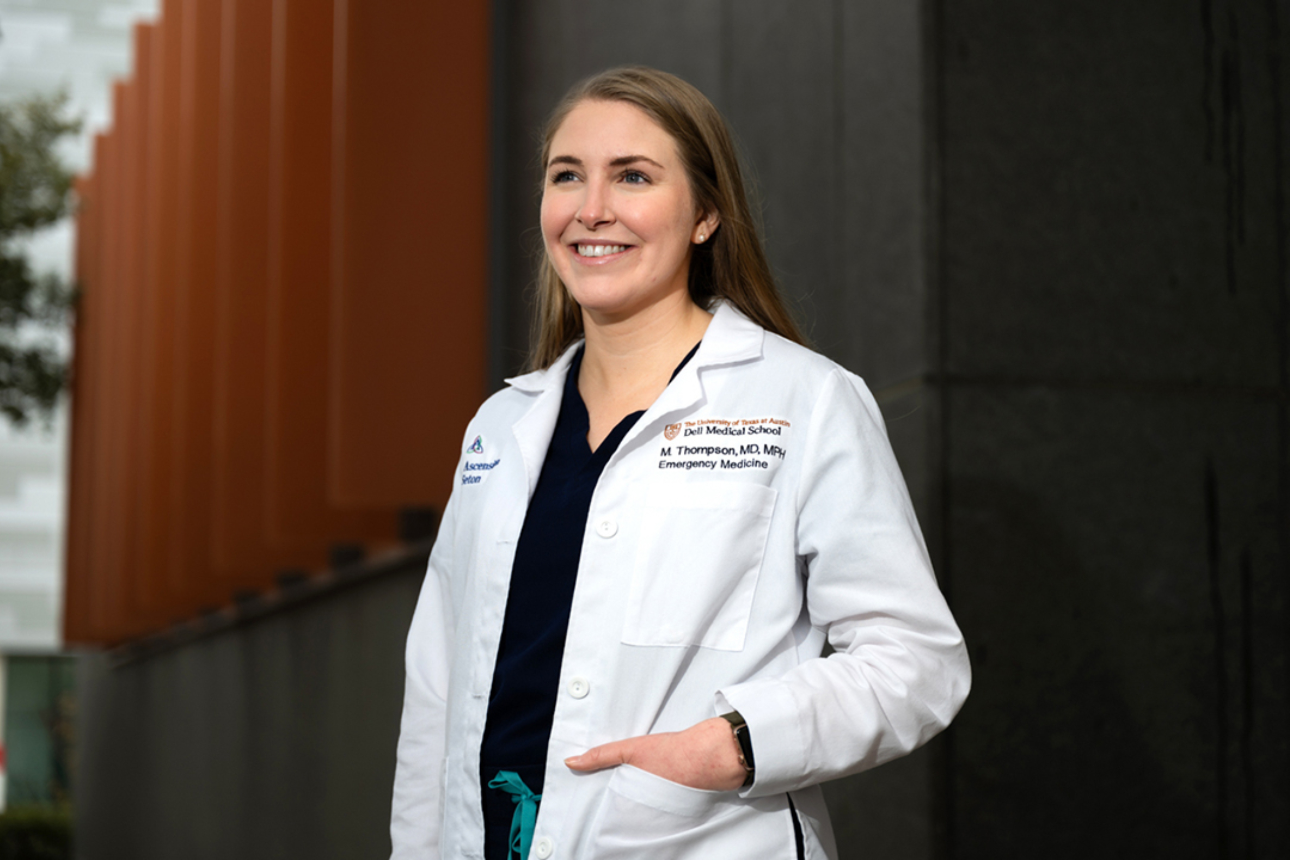 Portrait of Mackenzie Thompson, M.D., MPH.